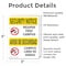 Signmission Weapon Free Campus Bilingual OSHA Security Notice Sign, Vinyl Decal, 3.5in W x 5in L, 2PK OS-2PACK-SN-D-35-L-11682 - alternate 2